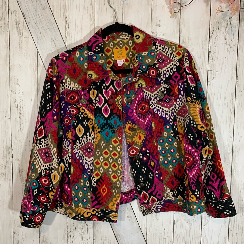 Ruby Rd. Women's Button Front Cotton Jacket - image 1